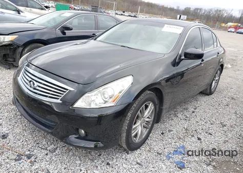 2012 Infiniti G25 Journey from USA, damaged, VIN JN1DV6APXCM810866
